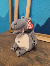 TY Beanie Baby Gloria Aus Madagascar Mit Schild Nilpferd Plüschtier Kuscheltier