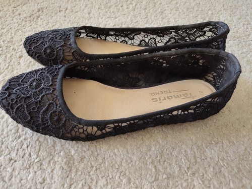 Tamaris ballerina schwarz - tamaris, 41