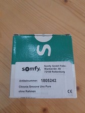 Somfy Chronis Smoove Uno Pure Steuerung Rolladenschalter