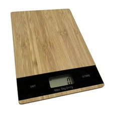 Digitale Küchenwaage Bambus