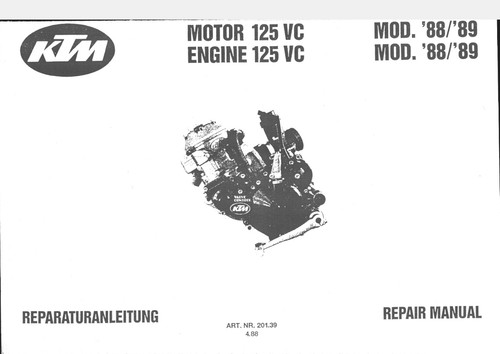Werkstatthandbuch ktm 125 - ktm,