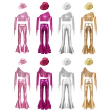 Mädchen Crop-Top Mit Hose