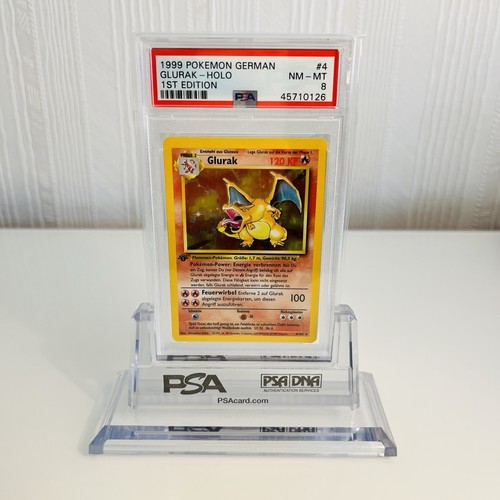 Pokemon edition psa8 glurak - pokemon, 1.