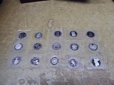 AUSWAHL 5 DM 1979/1986, PP / PROOF Noppenfolder, Otto Hahn / Friedrich der Große