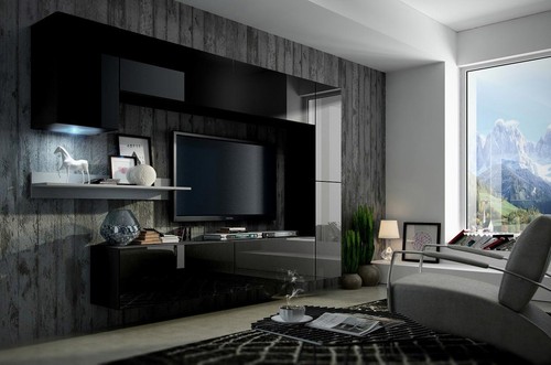 Wohnwand hängend wand - hängend, tv