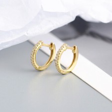 Damen Creolen Zirkonia echt