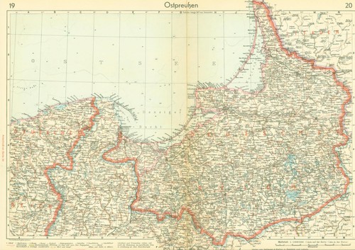 Landkarte ostpreußen - landkarte,