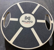 Najato Sports Balance Board Wackelbrett rutschfestem Standfuß Balanceboard Holz