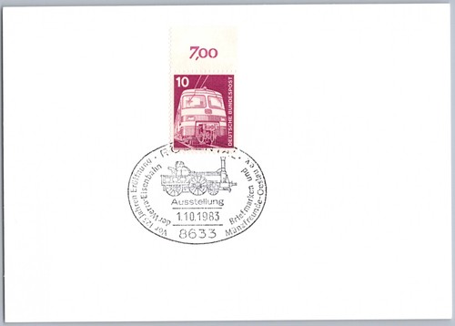 Sonderstempel oeslau 1983 - sonderstempel,