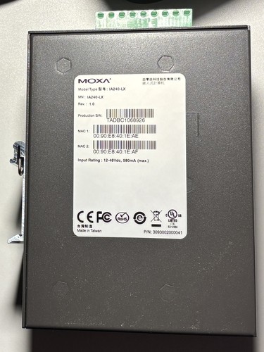 Moxa ia240 embedded - moxa,