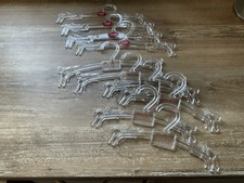 10 Esprit Edc by Esprit Kunststoff Kleiderbügel transparent mit Aufdruck TOP!!!