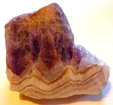 Schöner polierter Amethyst Erzgebirge - Schlottwitz ?(U170) Schau Mal durch !