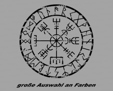 Vegvisir Runen Kompass 30cm Aufkleber Sticker Auto Wikinger Viking Tattoo