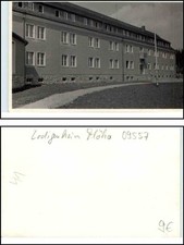 FLÖHA Sachsen Echtfoto Postkarten-Format ~1950/60 Ledigenhein Gebäude Ansicht