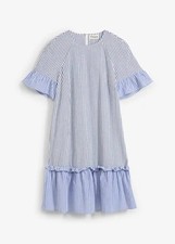 Minikleid blau weiß - minikleid, gr.