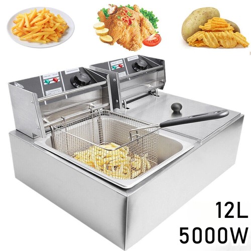 öl fritteuse 5000w 12l - Öl-fritteuse,