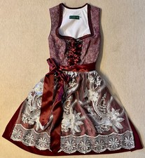 Dirndl Bordeauxrot Country