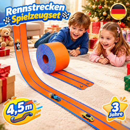 Kinder rennbahn flexible - 4.5m,