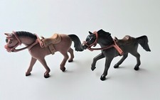 Playmobil /  2 Western Pferde , neuere Version    # P 3176