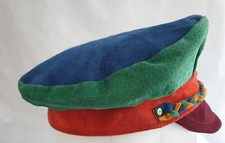 echt Leder Gr.53 -53,5 Schirmmütze 1-3 Jährige/r bunt Steppke Rauhleder Nubuk