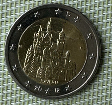 BRD 2 Euro  2012 "F" Gedenkmünze Bayern