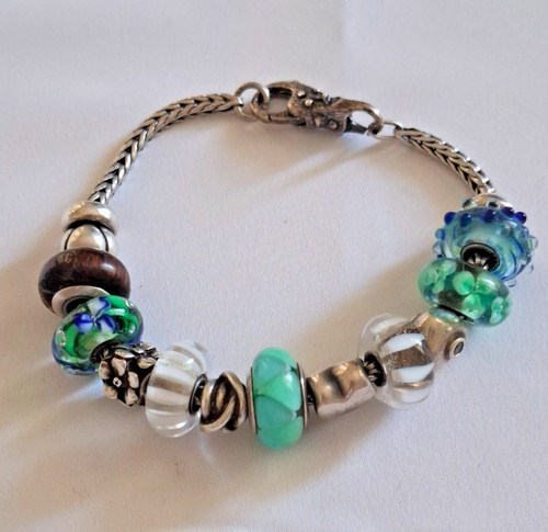 Silber 925 trollbeads armband - silber,