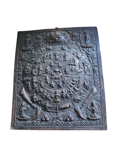 Antikes relief wandbild buddha - relief,