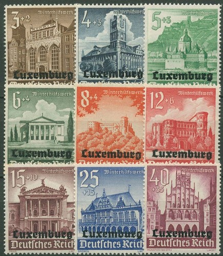 Luxemburg 1941 winterhilfswerk - luxemburg,