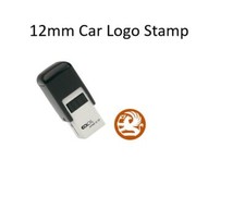 12 mm Auto Logo Stempel - für Servicehefte - erhältlich in schwarz, blau, grün oder rot