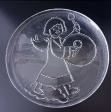 Dekorativer Glasteller