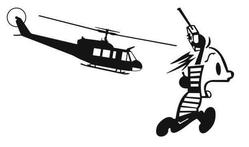 Renn aufkleber - uh-1d),