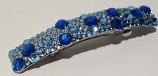 Haarspange mit wasserblauen