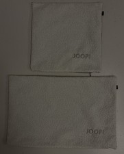 JOOP 2x Kissenhülle Creme 60x40cm Kissenbezug Samtoptik Flauschig