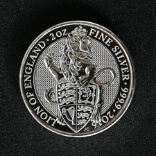 queens beasts 2 oz silber