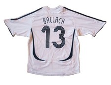 Adidas Michael Ballack DFB Deutschland 2006 Heim Trikot weiß YOUTH KINDER M 152