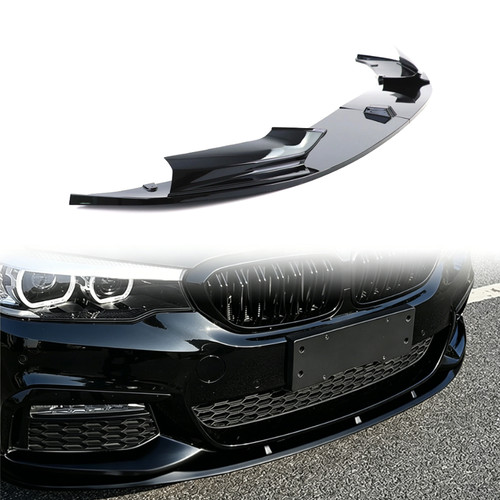 Front spoiler lippe schwarz - front,