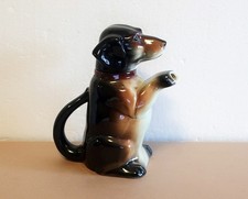 Alte teekanne dackel hund - teekanne,, dackel,