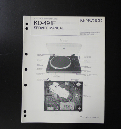 Original kenwood 491f full - kd-491f,