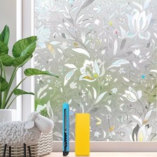 3D Fensterfolie Blumen Tulpen