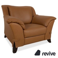Natuzzi leder sessel braun - sessel,