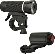 Fischer Fahrrad Beleuchtungs-Set 30/15 Lux Front- und Rückleuchte IP44 85348