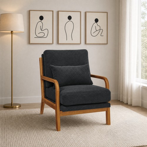 Wooden lounge chair - lounge,