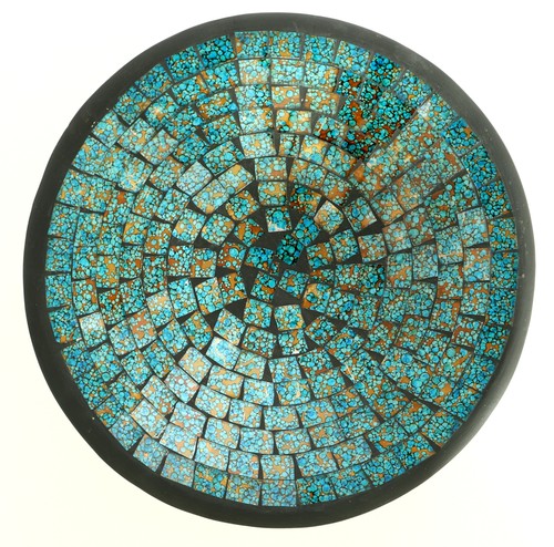 Runde mosaikschale - runde,