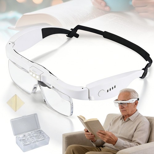 Lupenbrille 3led leselupe - lupenbrille,