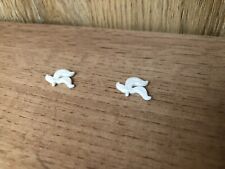 Lego 2x Plume Feather Hutschmuck 4502b weiß white Blume Feder Ritter Forestman