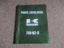 1974,Original, Parts Catalogue, Kawasaki 750 H2  , Ersatzteilkatalog, Parts List