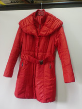 roter Stepp Mantel Gr. S/M