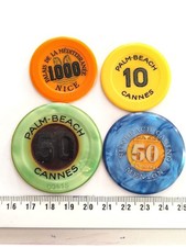 Paket 4 Wertmarken Kasino