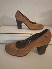 LUXUS BRAUN BUSINESS DAMEN SCHUHE TOMMY HILFIGER LEDER PUMPS GR: 42 US 10