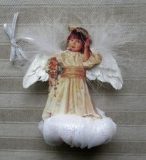 ANHÄNGER - ENGEL - PORZELLAN - HEAVENLY THOUGTS - E 8145 - BRADFORD EDITION